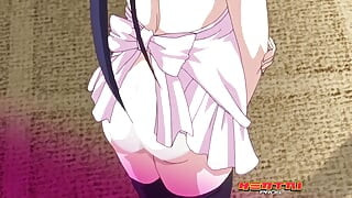 HENTAI PROS - yoichi neckt die muschi seines schülers Sae mit seinen fingern, bevor er sie mehrmals füllt